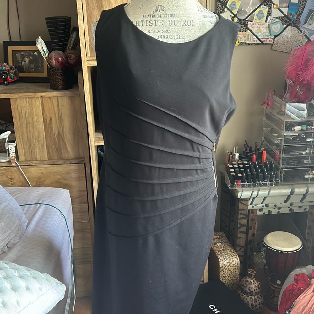 Ivanka Trump Black Sleeveless Dress